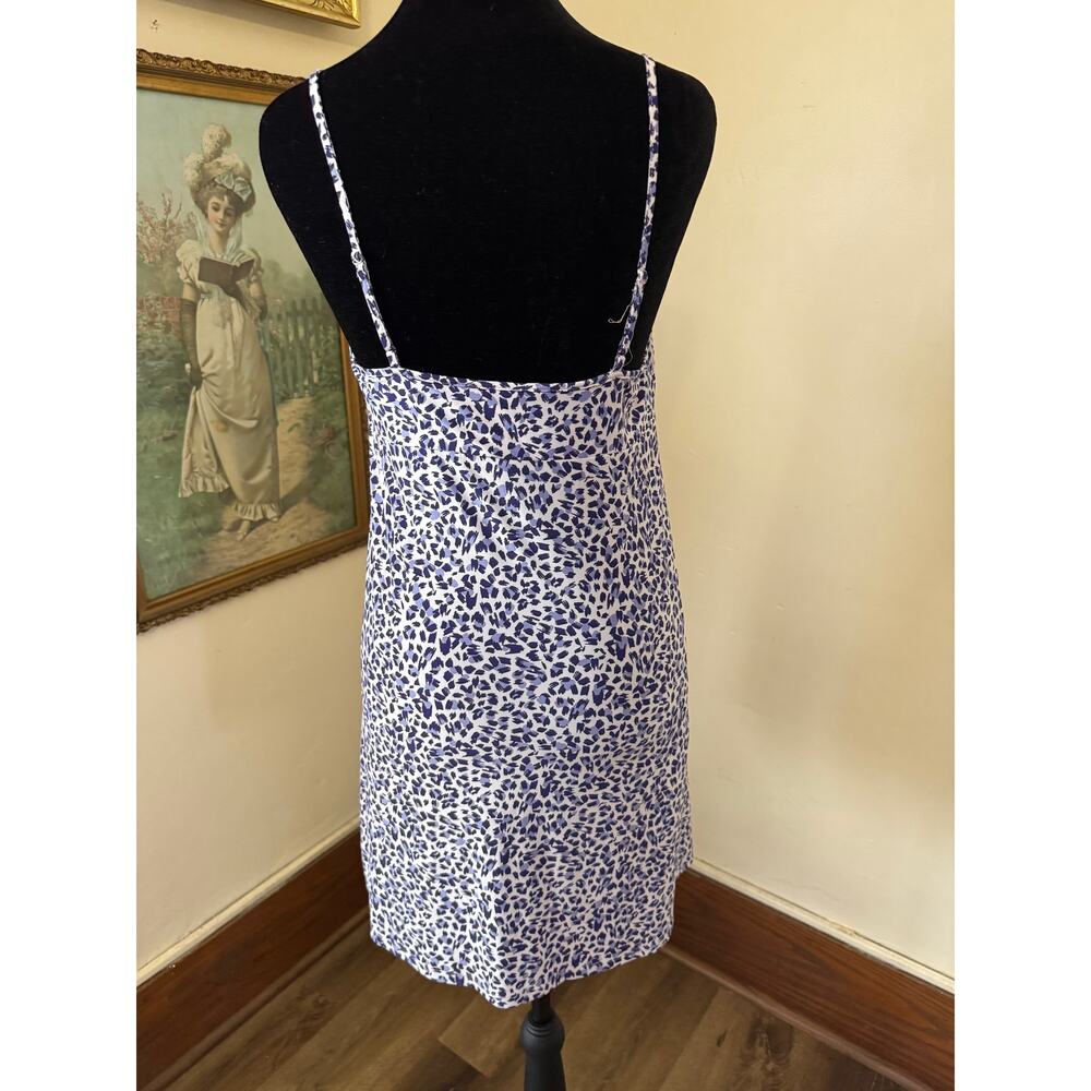 Alfani Intimates Purple Animal Print Twist Front Chemise Dress Size M - Picture 3 of 11